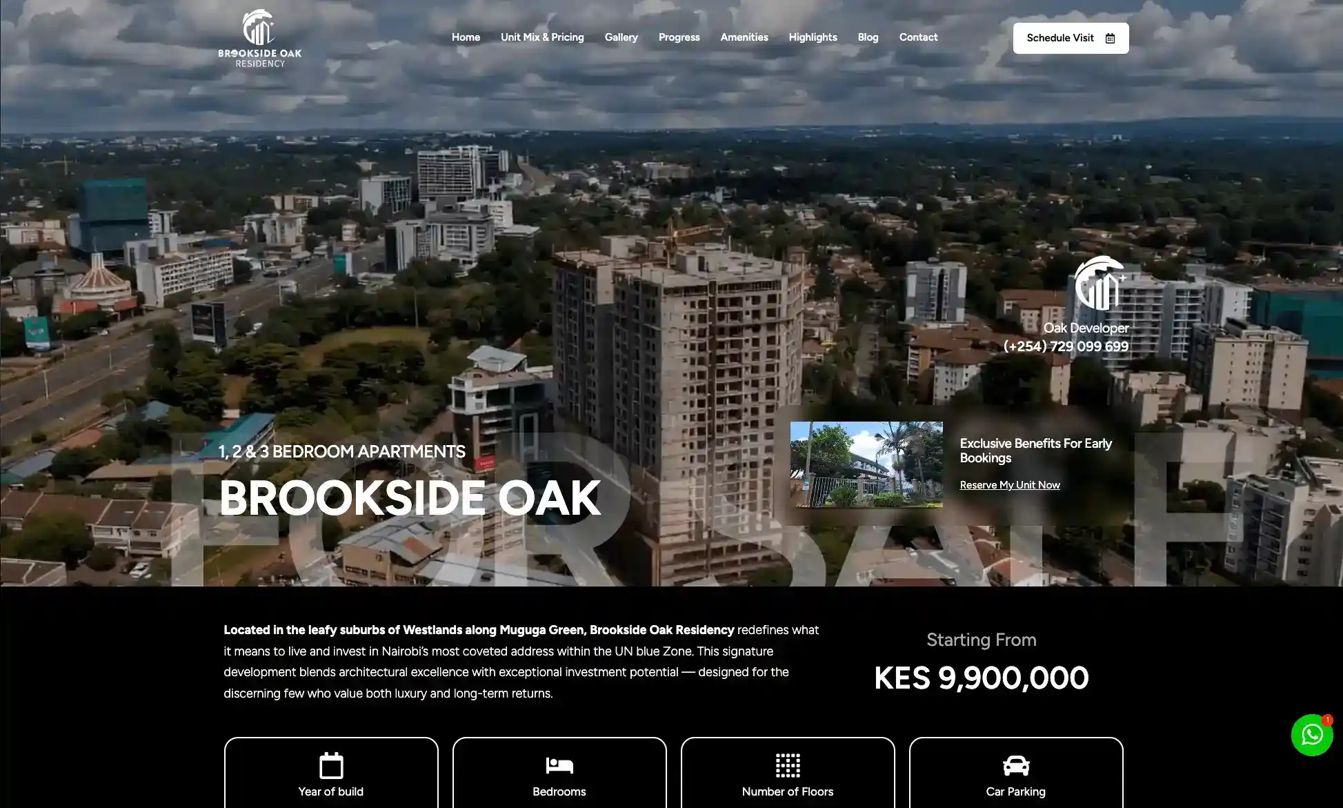 Home Brookside Oak Residency Nairobi Apartments 1