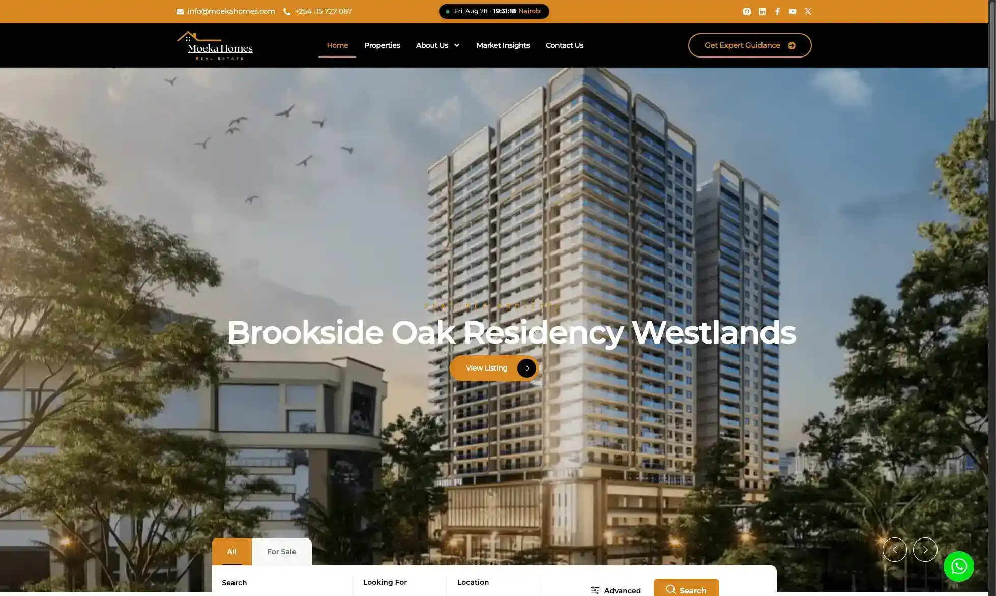 Works Moeka Homes Brookside Oak Residency Westlands