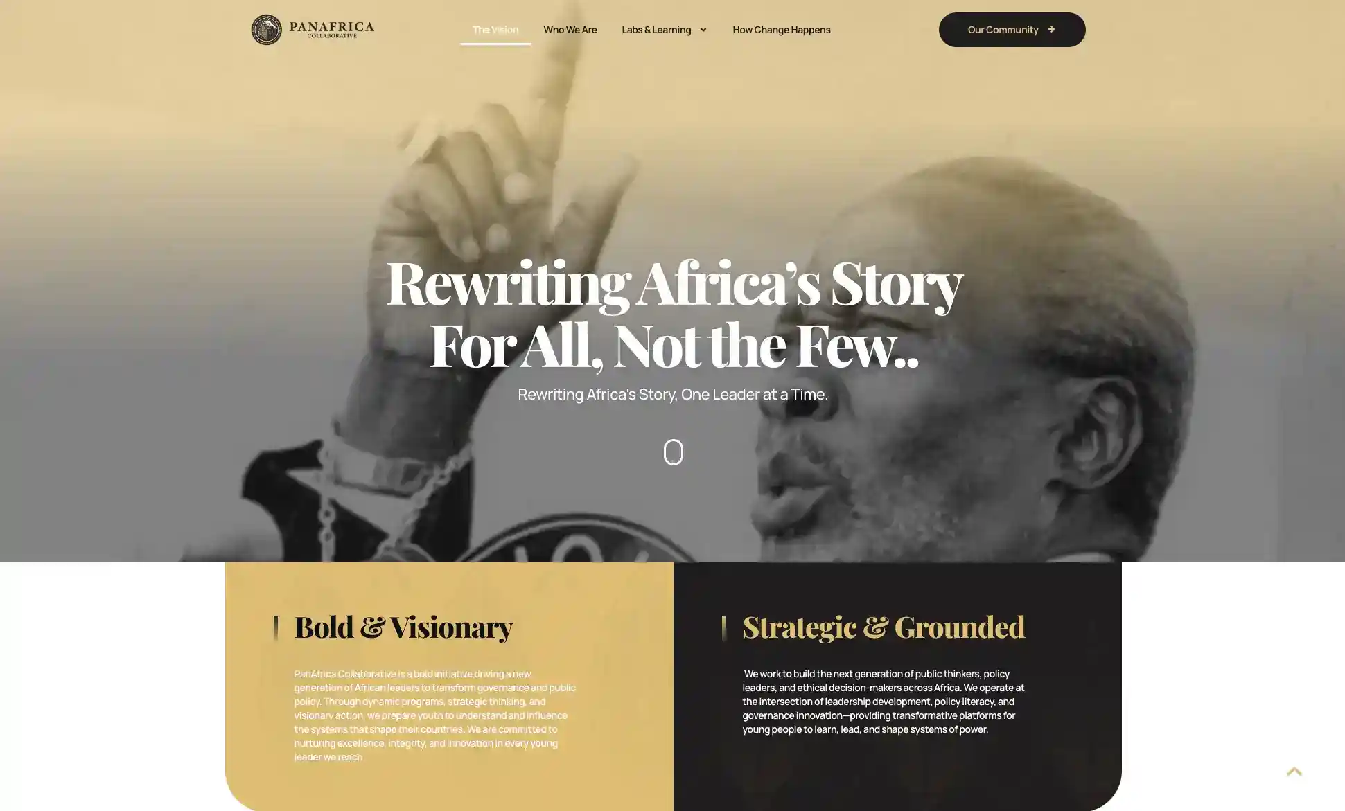 Works Panafrica Collaborative Homepage African Leadership Vision 1